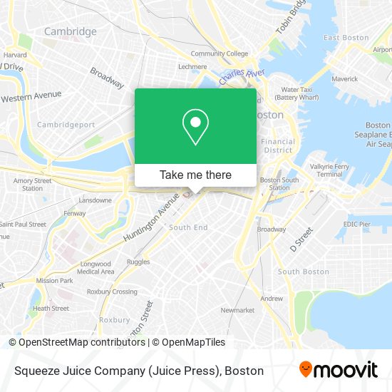 Mapa de Squeeze Juice Company (Juice Press)