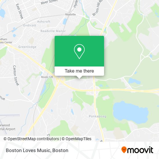 Mapa de Boston Loves Music