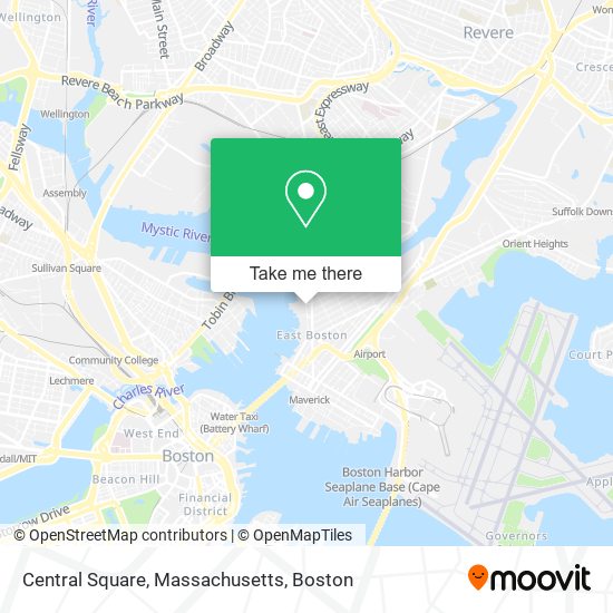 Central Square, Massachusetts map