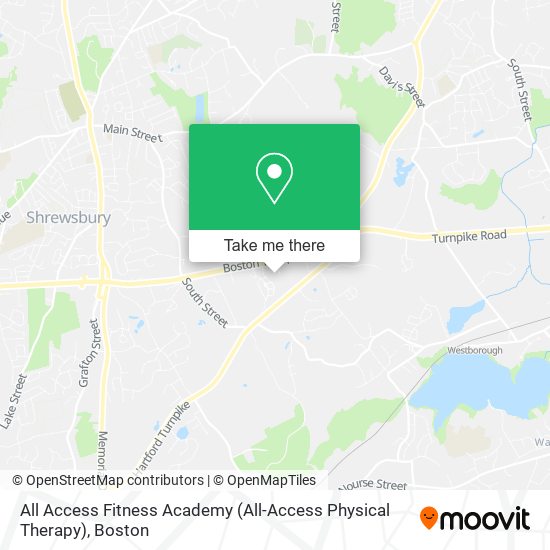 Mapa de All Access Fitness Academy (All-Access Physical Therapy)