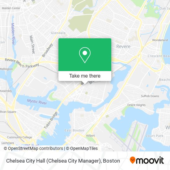 Mapa de Chelsea City Hall (Chelsea City Manager)