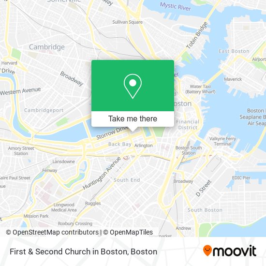 Mapa de First & Second Church in Boston