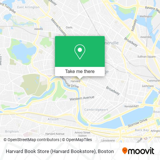 Harvard Book Store (Harvard Bookstore) map