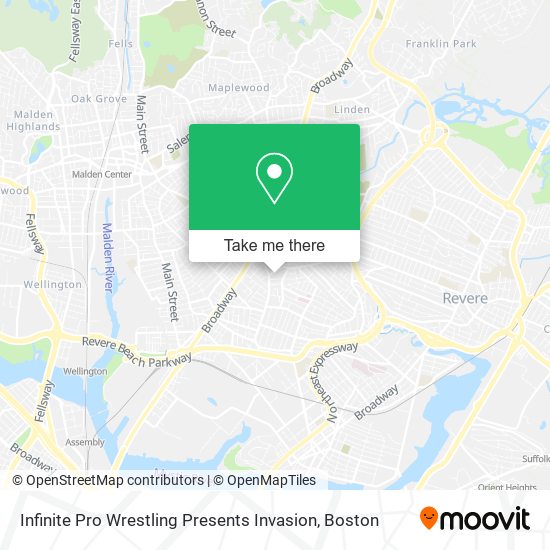 Infinite Pro Wrestling Presents Invasion map