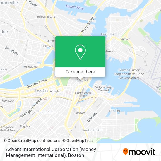Mapa de Advent International Corporation (Money Management International)