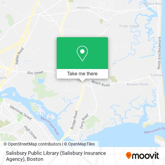 Mapa de Salisbury Public Library (Salisbury Insurance Agency)