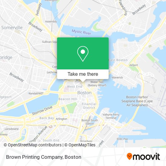 Mapa de Brown Printing Company