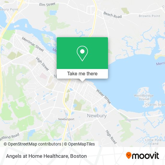 Angels at Home Healthcare map