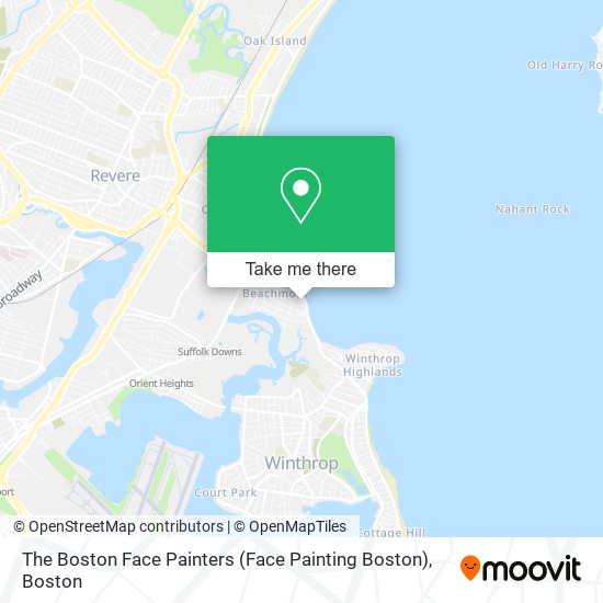 Mapa de The Boston Face Painters (Face Painting Boston)