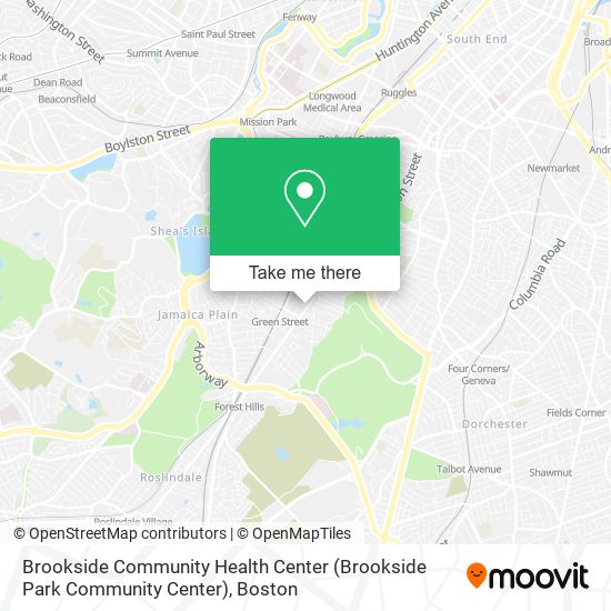 Brookside Community Health Center map