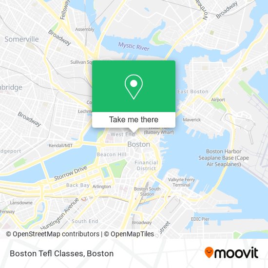 Mapa de Boston Tefl Classes