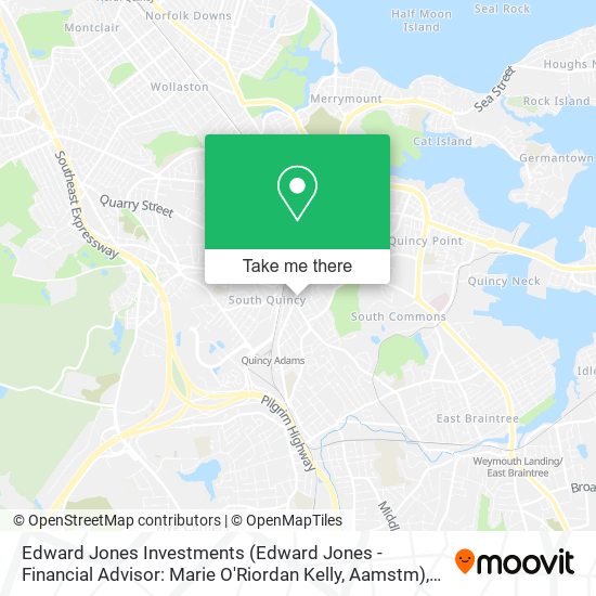 Mapa de Edward Jones Investments (Edward Jones - Financial Advisor: Marie O'Riordan Kelly, Aamstm)