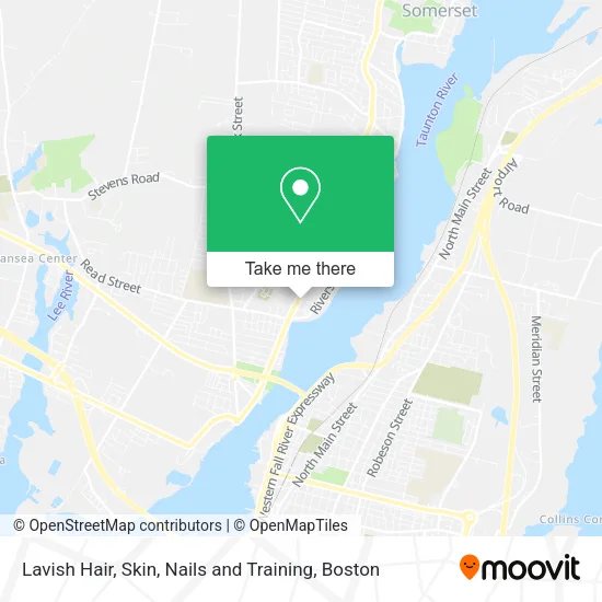 Mapa de Lavish Hair, Skin, Nails and Training