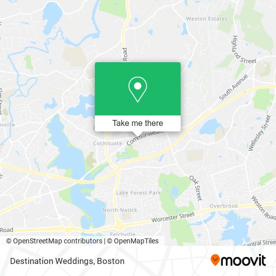Mapa de Destination Weddings