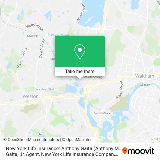 New York Life Insurance: Anthony Gaita map