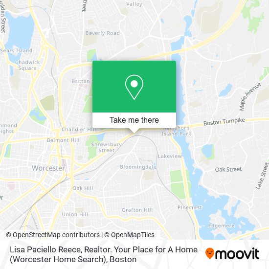 Lisa Paciello Reece, Realtor. Your Place for A Home (Worcester Home Search) map