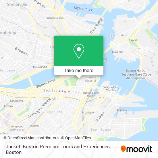 Mapa de Junket: Boston Premium Tours and Experiences
