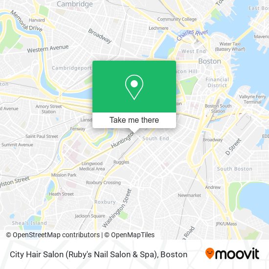City Hair Salon (Ruby's Nail Salon & Spa) map