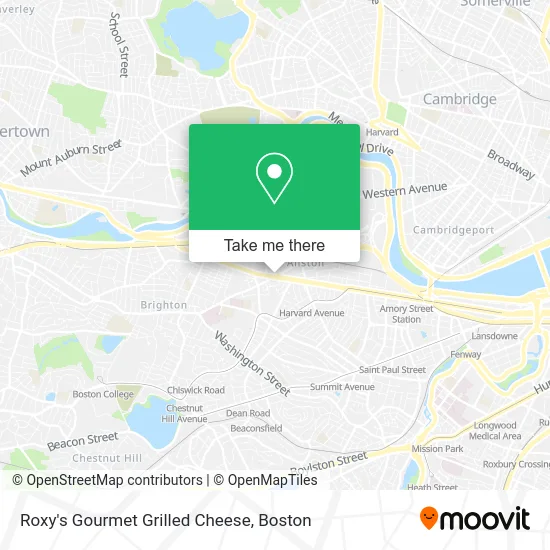 Roxy's Gourmet Grilled Cheese map