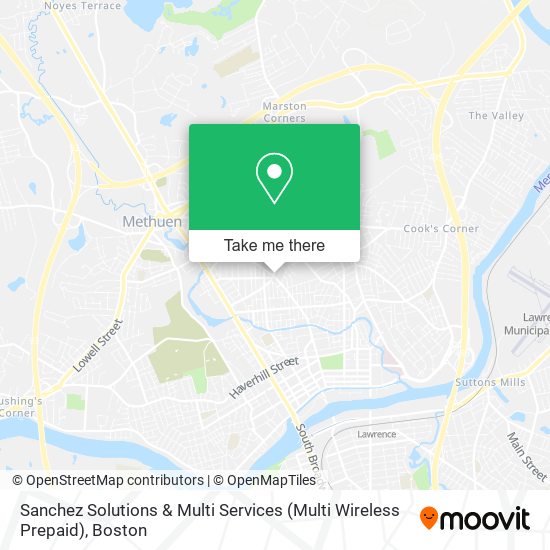 Mapa de Sanchez Solutions & Multi Services (Multi Wireless Prepaid)