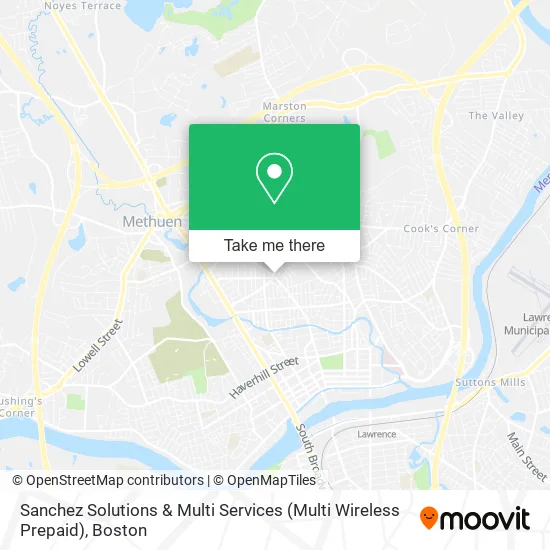 Sanchez Solutions & Multi Services (Multi Wireless Prepaid) map