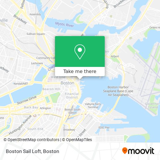 Boston Sail Loft map