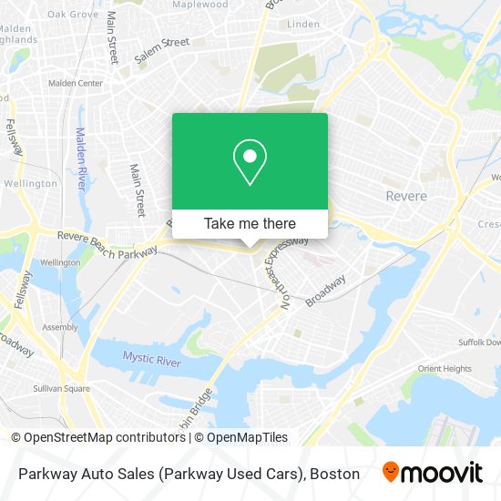Parkway Auto Sales (Parkway Used Cars) map