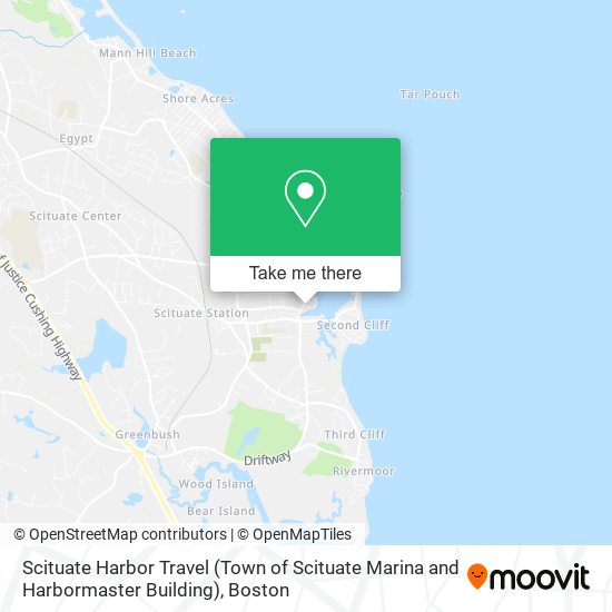 Scituate Harbor Travel (Town of Scituate Marina and Harbormaster Building) map