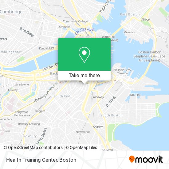 Mapa de Health Training Center