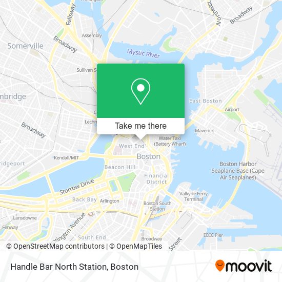 Mapa de Handle Bar North Station