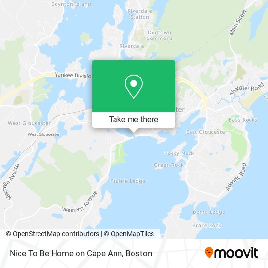 Nice To Be Home on Cape Ann map