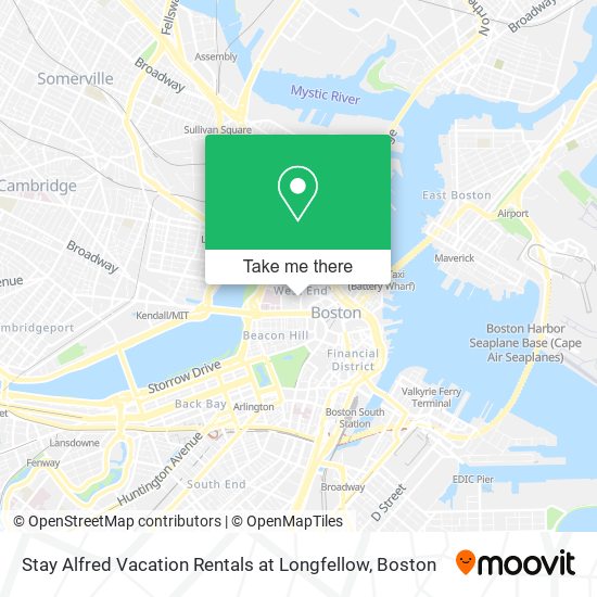 Mapa de Stay Alfred Vacation Rentals at Longfellow