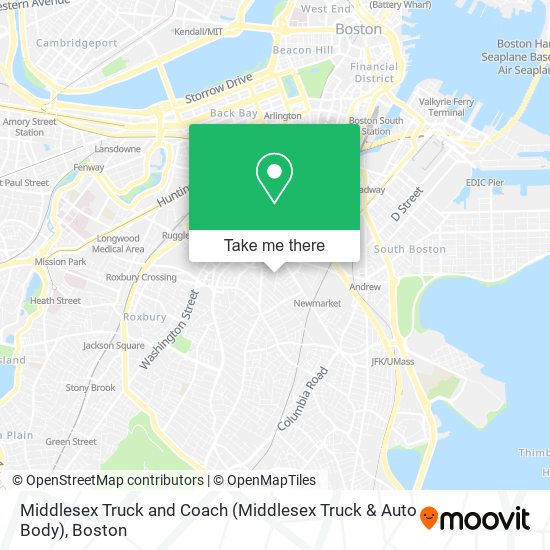 Mapa de Middlesex Truck and Coach (Middlesex Truck & Auto Body)