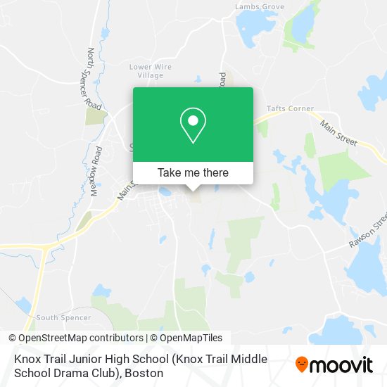 Mapa de Knox Trail Junior High School (Knox Trail Middle School Drama Club)