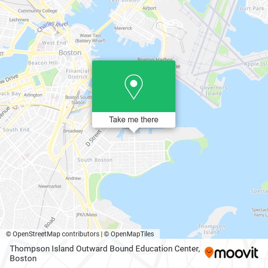 Mapa de Thompson Island Outward Bound Education Center
