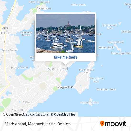 Mapa de Marblehead, Massachusetts