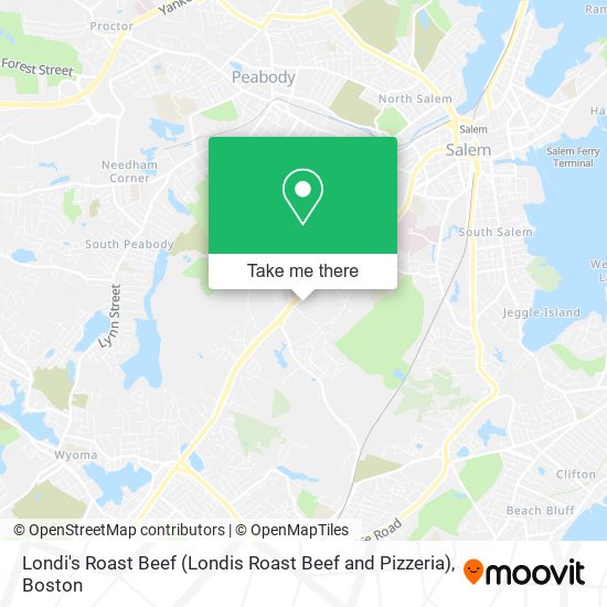 Mapa de Londi's Roast Beef (Londis Roast Beef and Pizzeria)