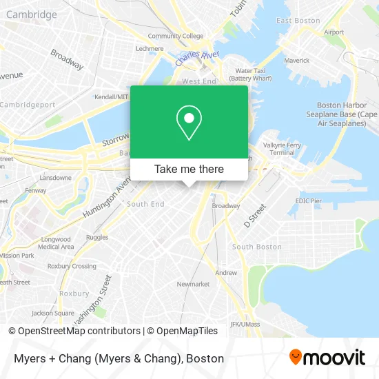 Myers + Chang map