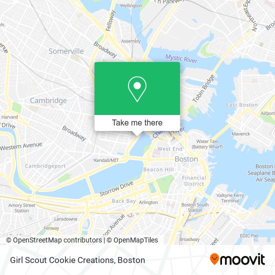 Girl Scout Cookie Creations map