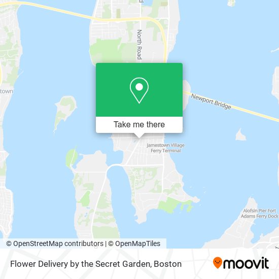 Flower Delivery by the Secret Garden map