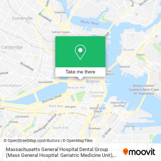 Massachusetts General Hospital Dental Group (Mass General Hospital: Geriatric Medicine Unit) map