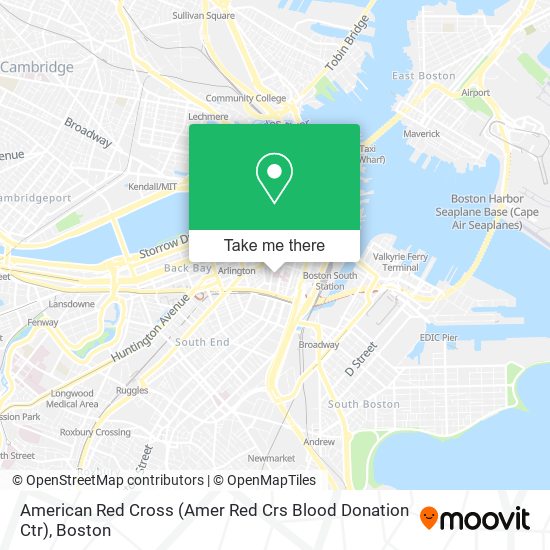 American Red Cross (Amer Red Crs Blood Donation Ctr) map
