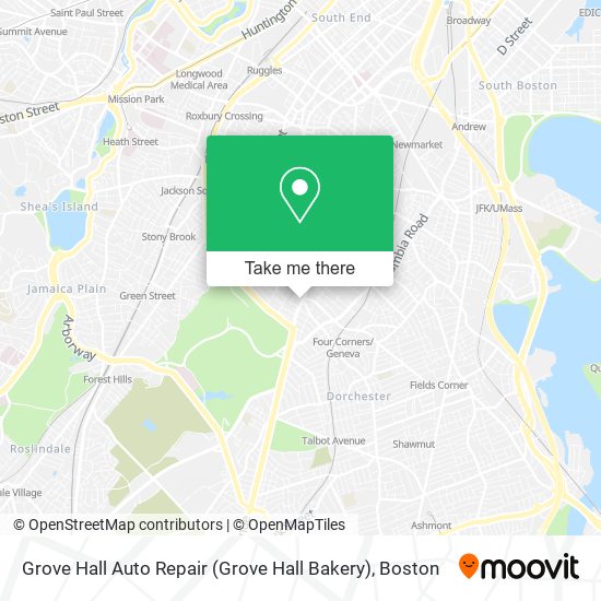 Mapa de Grove Hall Auto Repair (Grove Hall Bakery)