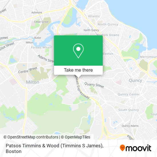 Mapa de Patsos Timmins & Wood (Timmins S James)