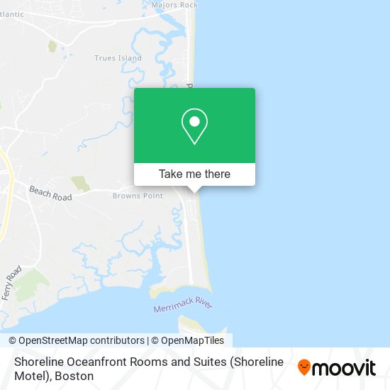 Mapa de Shoreline Oceanfront Rooms and Suites (Shoreline Motel)