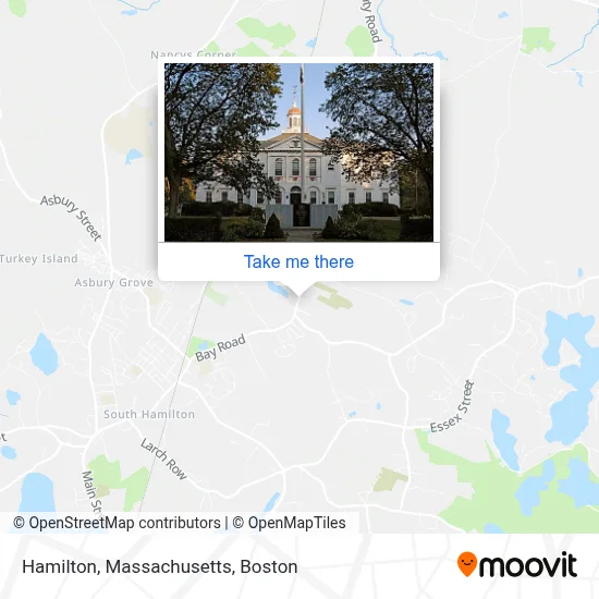 Hamilton, Massachusetts map