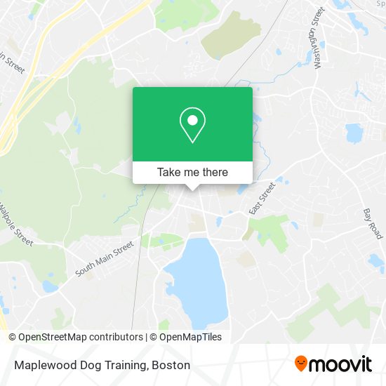 Maplewood Dog Training map