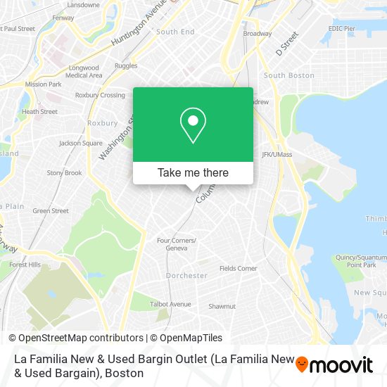 Mapa de La Familia New & Used Bargin Outlet (La Familia New & Used Bargain)
