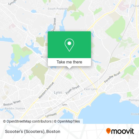 Scooter's (Scooters) map