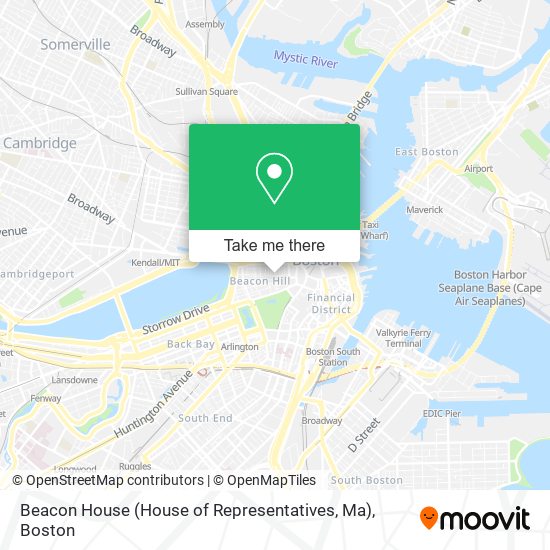 Mapa de Beacon House (House of Representatives, Ma)